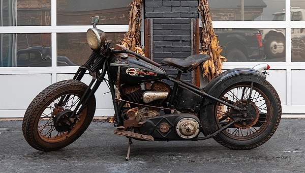 1938 Harley-Davidson UL from Mike Wolfe's As Found Collection