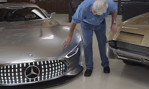 AMG Vision Gran Turismo Makes a Visit Inside Jay Leno's Garage