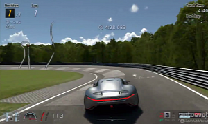 AMG Vision Gran Turismo Tested on Gran Turismo's Nurburgring
