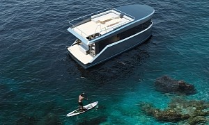 AmperAge Electric Yacht Concept Hints at the Future of Summer Boating Homes
