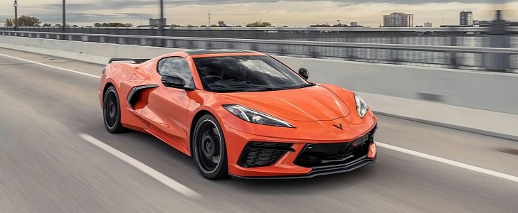 Amplify Orange Tintcoat color for 2022 C8 Chevrolet Corvette leaked by HorsePower Obsessed