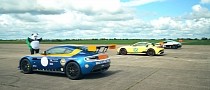 AMR V12 vs. AMR GT8 vs. AMR V8 Drag Race Is the Battle of Winged Aston Martins