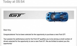 Amy Macdonald Getting 2017 Ford GT, Calls Allocation Letter "Email of the Year"