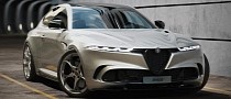 An Alfa Romeo Giulia Quadrifoglio Coupe Would Be a Proper Rival to the Likes of the BMW M4