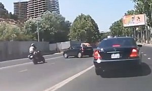 An Illegal U-Turn Is a 100%-Sure Recipe to Cause a Horrible Motorbike Crash