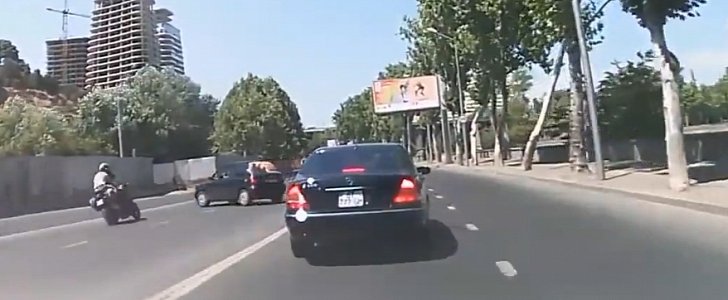 Hard crash caused by idiot driver