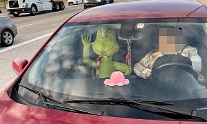 Inflatable Grinch in the Passenger Seat Not Enough for HOV Lane, Arizona Driver Finds Out