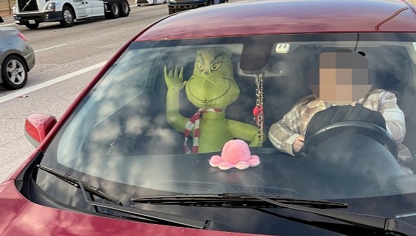 Grinch in the HOV lane