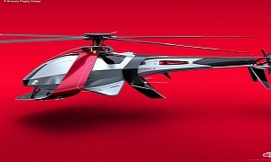 Iron Man-Like Helicopter Concept Shows the Tesla Sigil