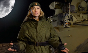 Anastasia Tregubova Tests Soviet Armored 8x8