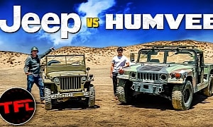 Ancient Willys Jeep Beats Humvee in Off-Road Test, and It Wasn't Even Trying