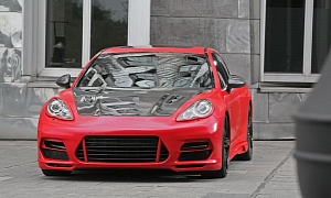 Anderson Germany Drops Panamera Turbo Red Race Edition