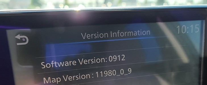 New software update for the 2019 Altima