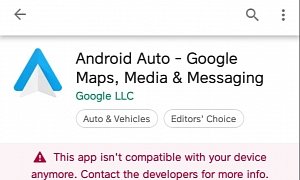 Android Auto Blocked on Phones from Top Android Device Manufacturer
