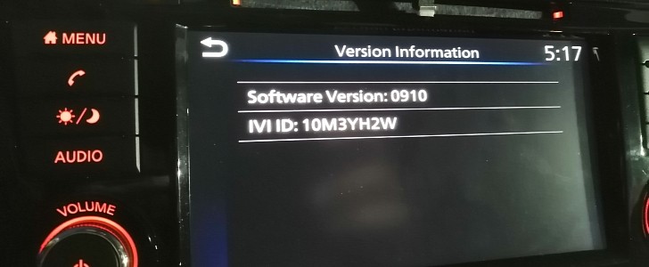 The new update installed in a 2019 Rogue