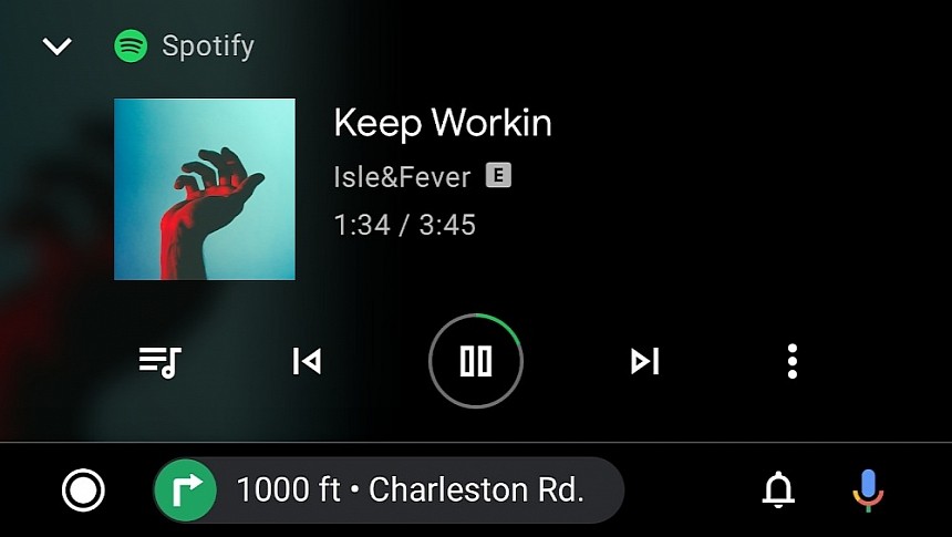 Spotify on Android Auto