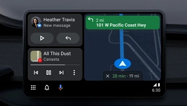 The new Android Auto interface