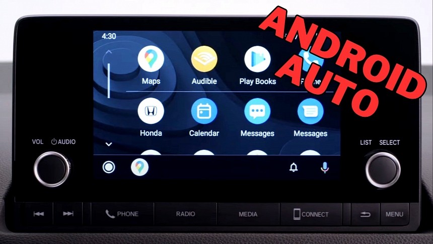 Android Auto in the 2022 Civic