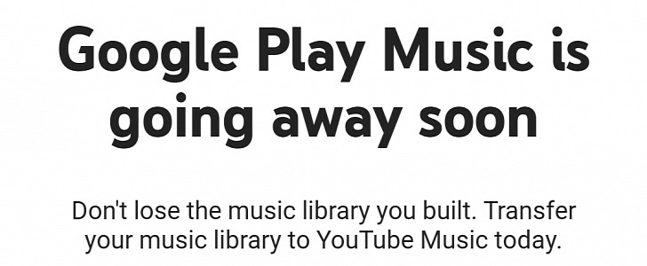 Google Play Music is being retired