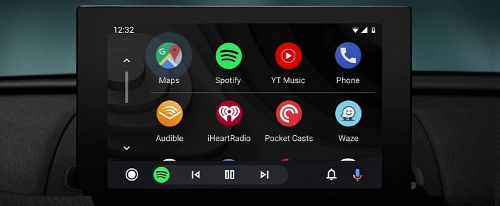 Android Auto home screen apps
