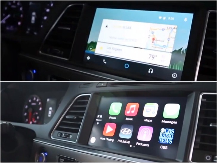 Android Auto versus Apple CarPlay