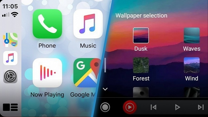 Wallpaper support on CarPlay and Android Auto