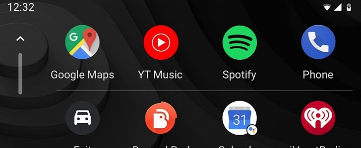 Android Auto Wi-Fi icon in the status bar