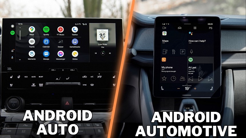 Android Auto vs. Android Automotive