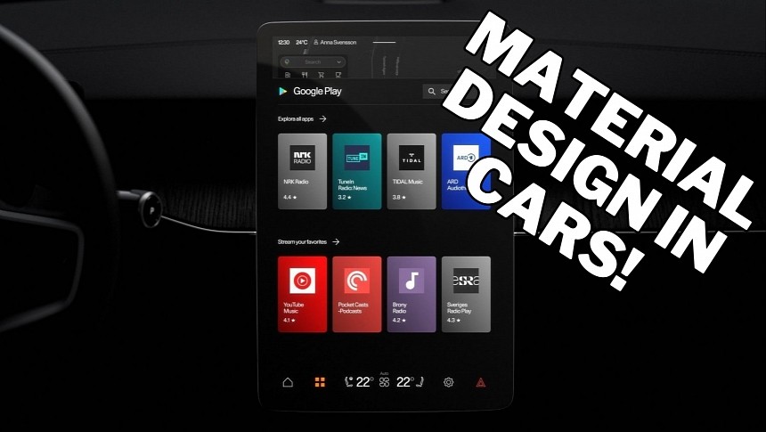 Material Design is coming to Android Automotive