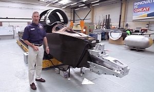 Andy Green Explains Carbon Fiber Monocoque of 1,000 MPH Bloodhound