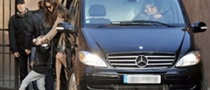 Angelina Jolie Prefers Mercedes Taxi for Paris Ride