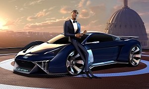 Animated Will Smith Rides Animated Audi RSQ e-tron in Spies in Disguise Trailer