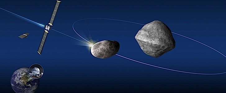 NASA plans to small a spacecraft into an asteroid
