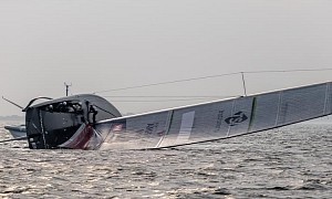 Another America's Cup Hydrofoil Capsizes, This Time It's the Americans' Turn