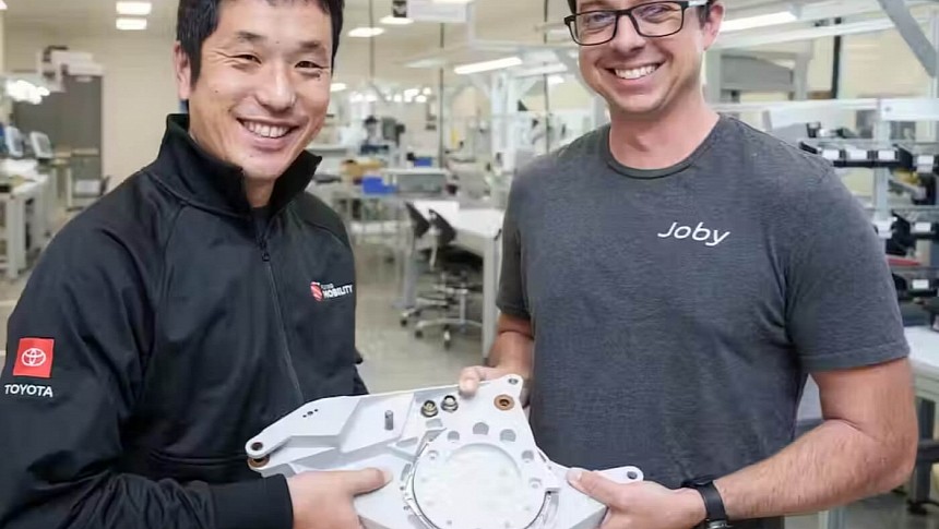 Toyota will manufacture key components designed by Joby Aviation