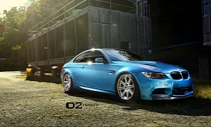 Another Brilliant Blue Color from BMW: Atlantis M3 on D2Forged Wheels