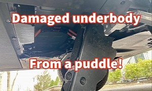 Another Rivian Damaged After Driving Through a Puddle, Is the Underbody Shield Worth It?