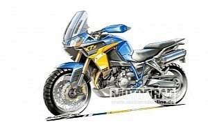 Another Yamaha TDM Sketch, Iwata Is Brewing Something Up