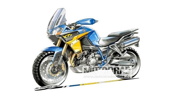 New Yamaha TDM rendering
