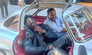 Antonio Brown Got to Hang Out in a Mercedes-Benz 300 SL, Calls It “Amazing”