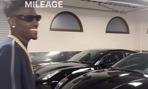 Antonio Brown Hangs Out with Kanye West, Gives Tour of Floyd Mayweather's Garage
