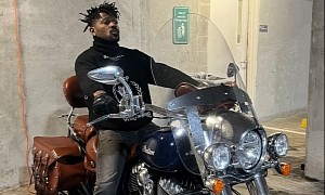 Antonio Brown Shifts to Motorcycles, Looks Cool on an Indian Chief Vintage