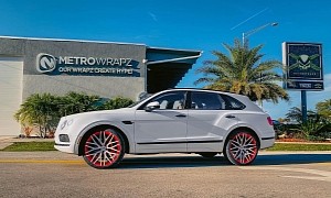 Anuel's Gift to Yailin Reveals Silky Satin Pearl White Is the New Bentayga Black