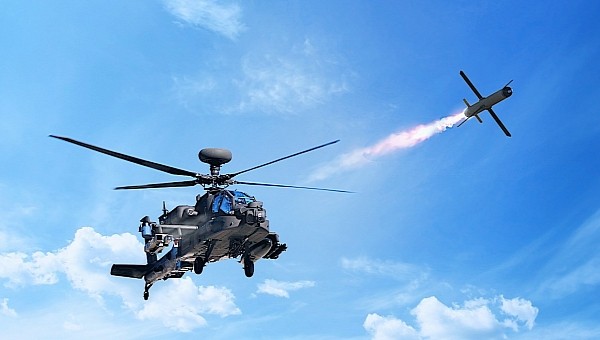 Apache helicopter fires Spike NLOS LRPM DR missile during tests