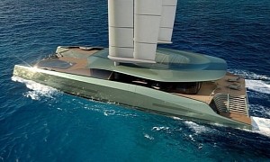 Aperio Superyacht Concept Is Inspired by the Movement and Body of a Manta Ray