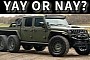 Apocalypse-Ready Jeep Gladiator 6x6 Is a Love It or Hate It Affair