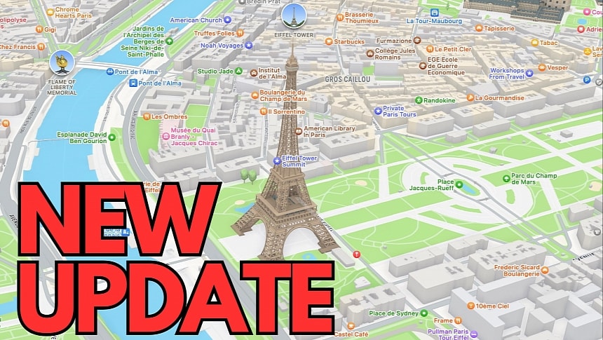 Apple Maps getting new goodies in France