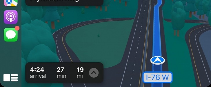 3D navigation in Apple Maps