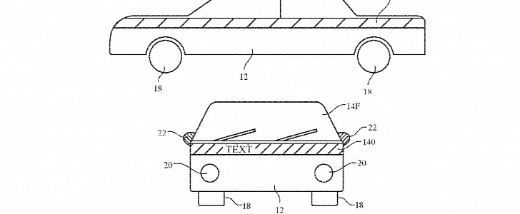 Apple Car patent drawing