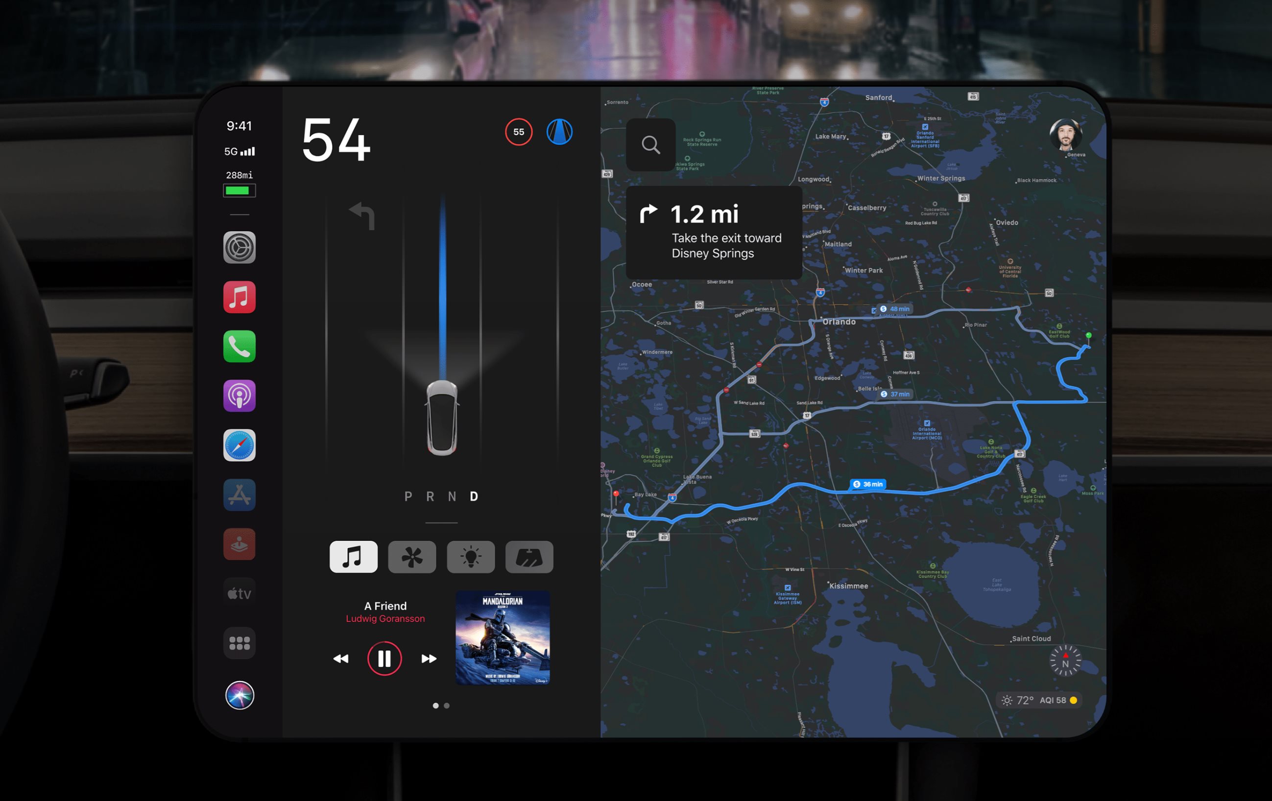 Apple CarPlay “Tesla Model 3” Concept Looks Like the Perfect Android
